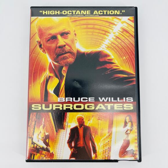 Surrogates with Bruce Willis Action Movie DVD - Good Used Condition - Picture 2 of 10